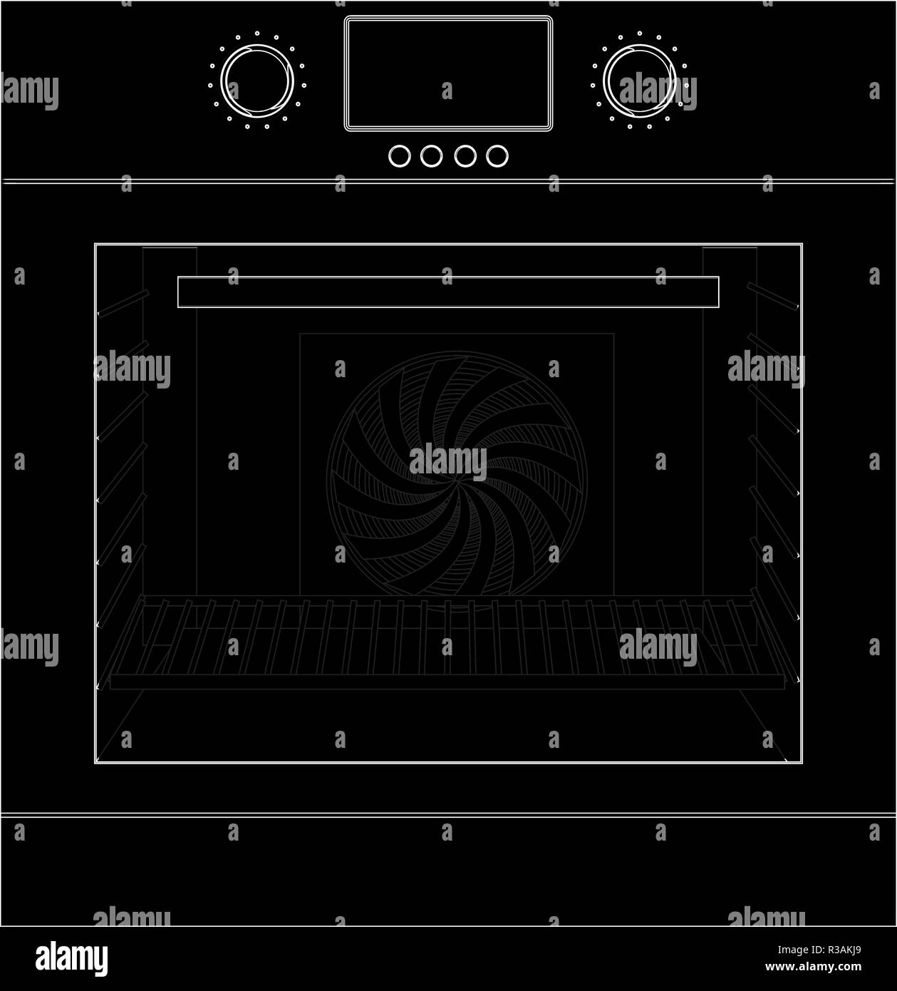 Oven icon Stock Vector Images Alamy