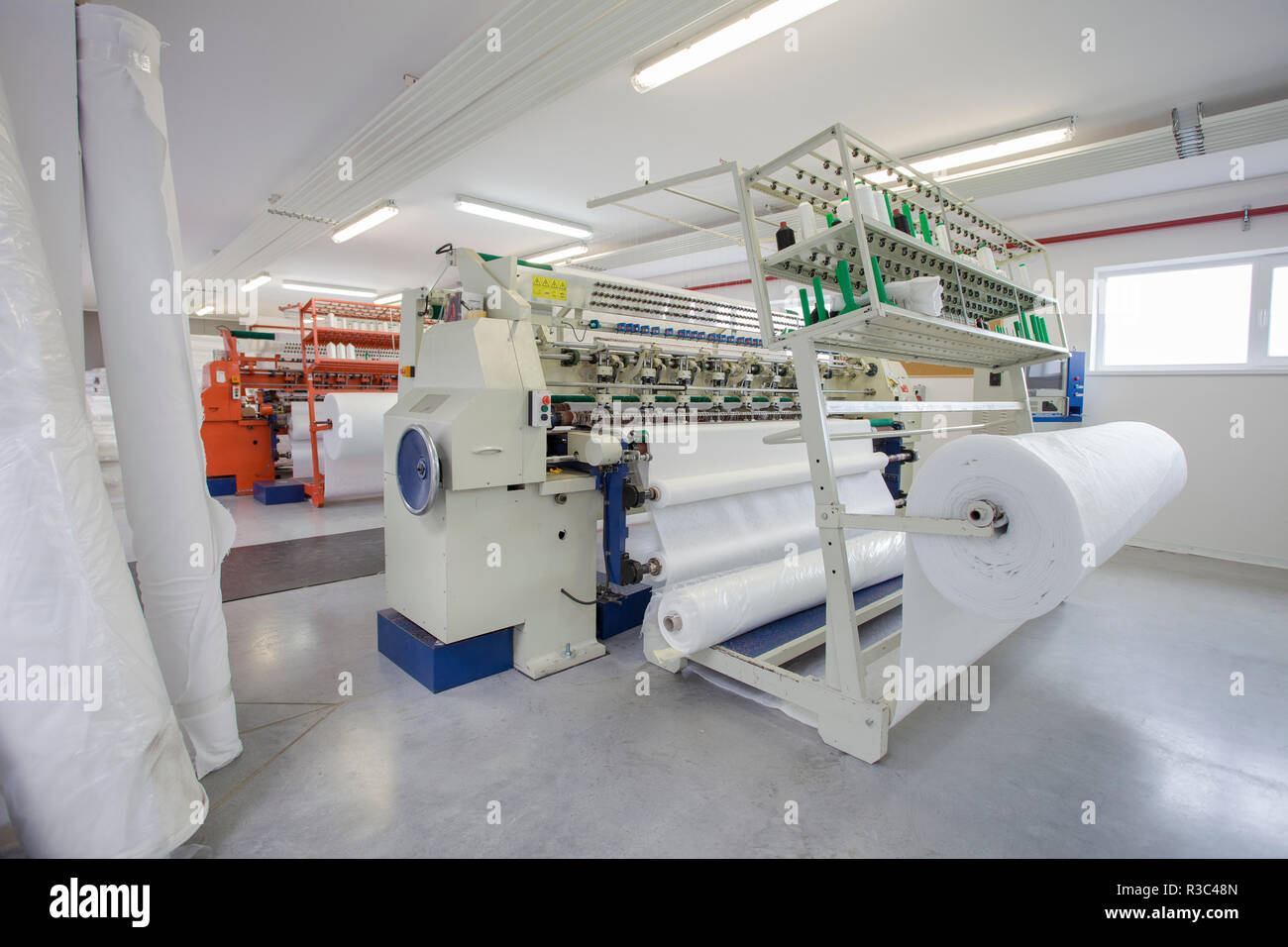 Textile factory Stock Photo Alamy
