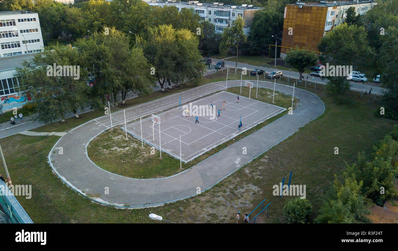 School sports ground Stock Photo Alamy