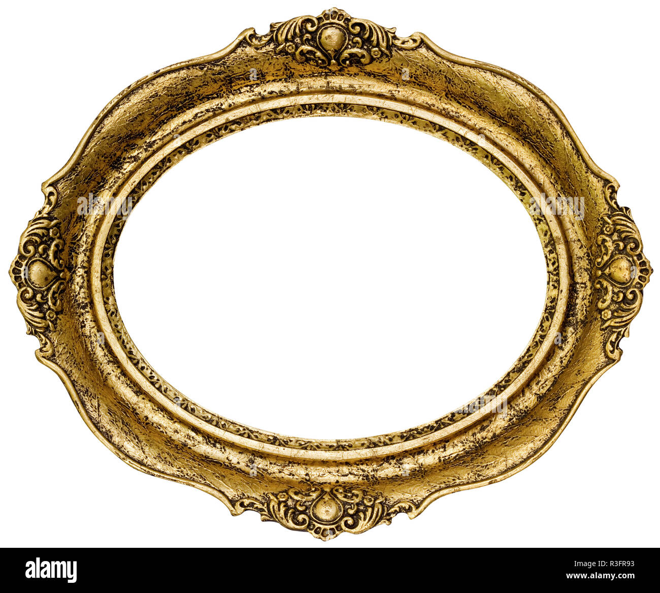 Golden Picture Frame Stock Photo Alamy