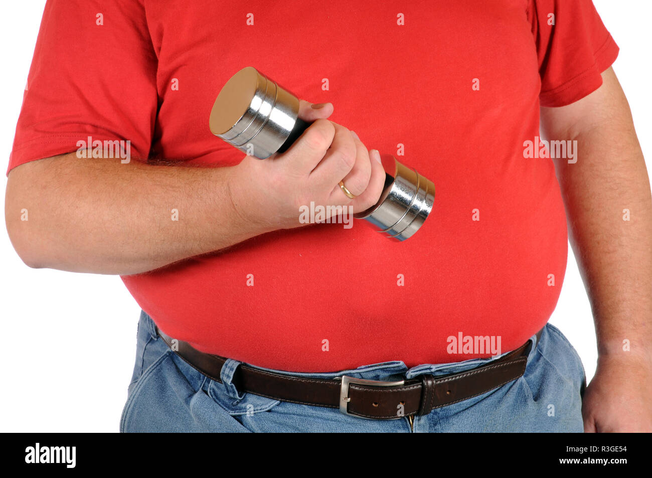 weight training / weights Stock Photo Alamy