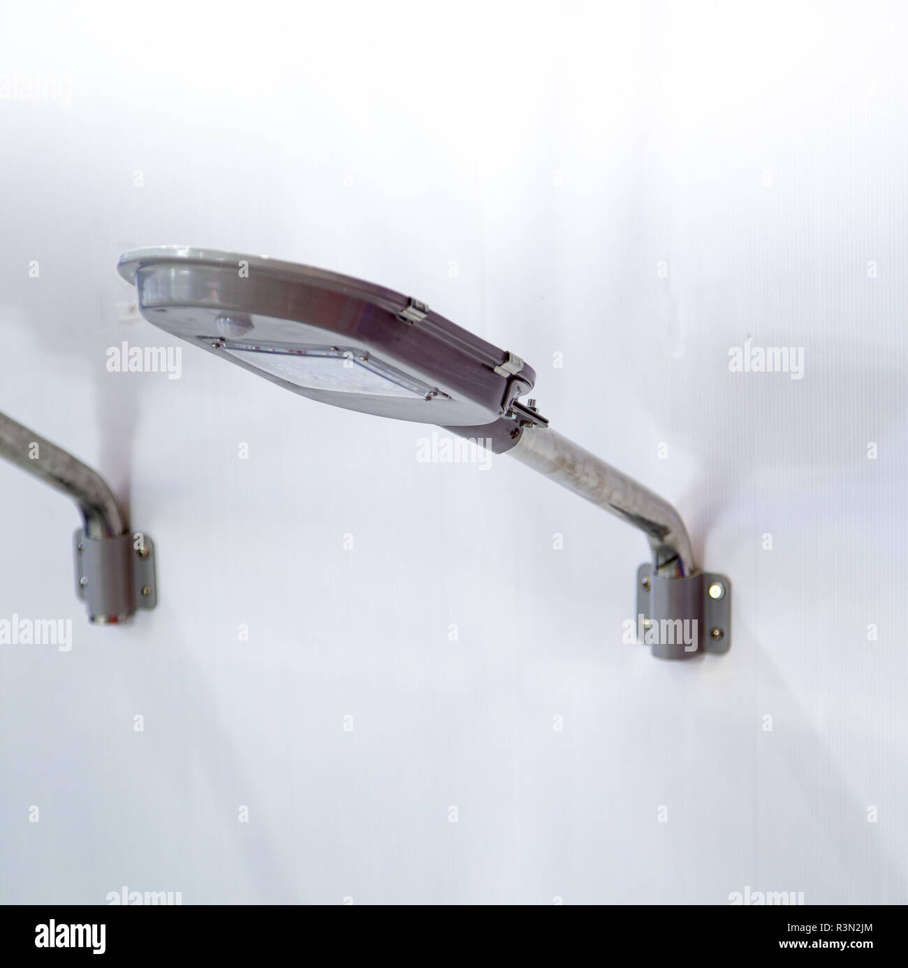 Wall / pole mounted Street LED light Stock Photo Alamy