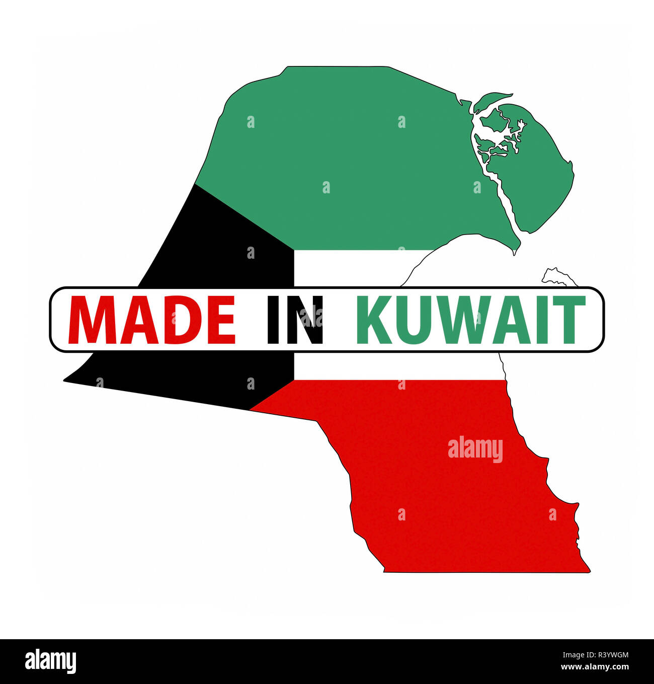 made in kuwait Stock Photo Alamy