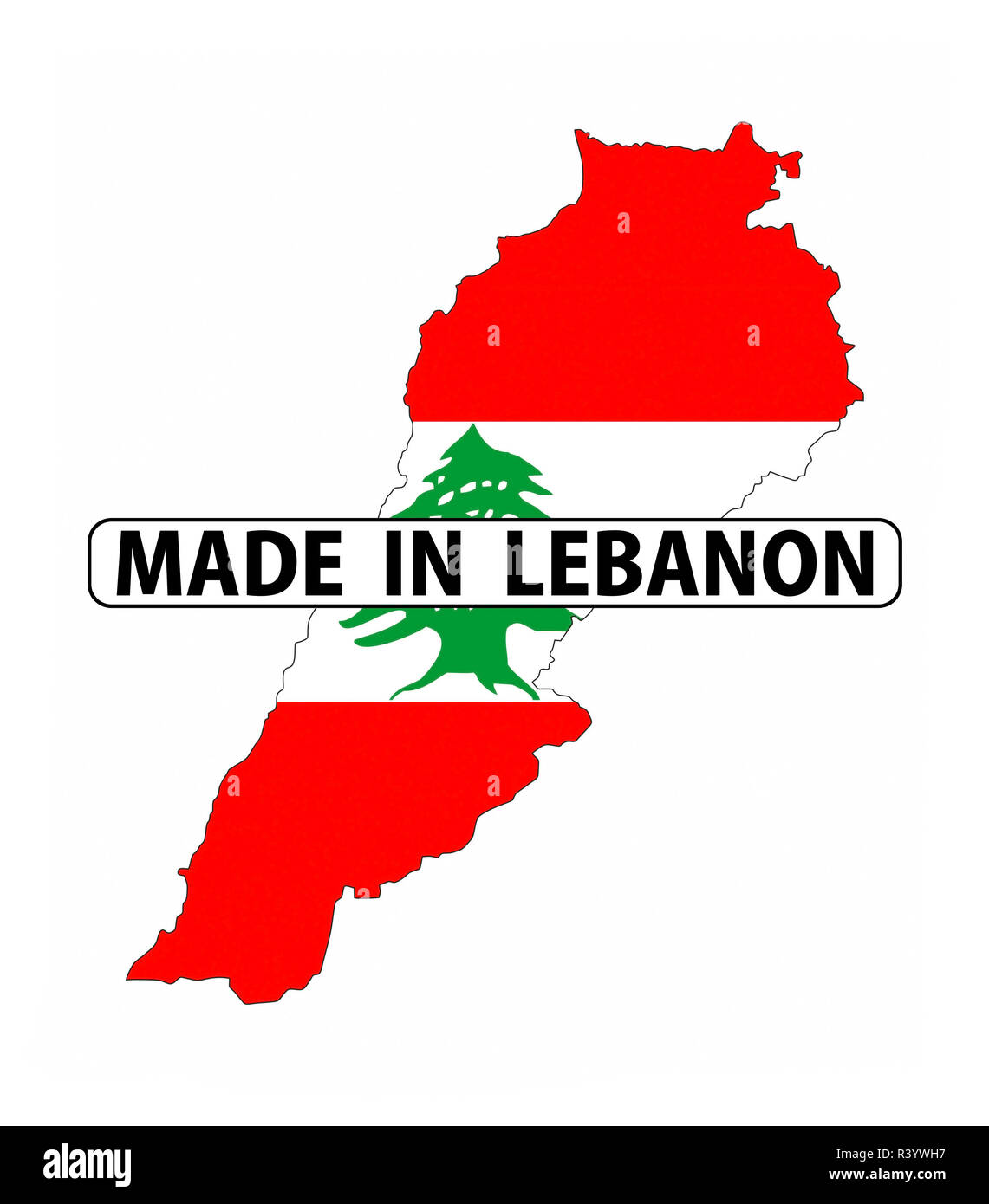 made in lebanon Stock Photo Alamy