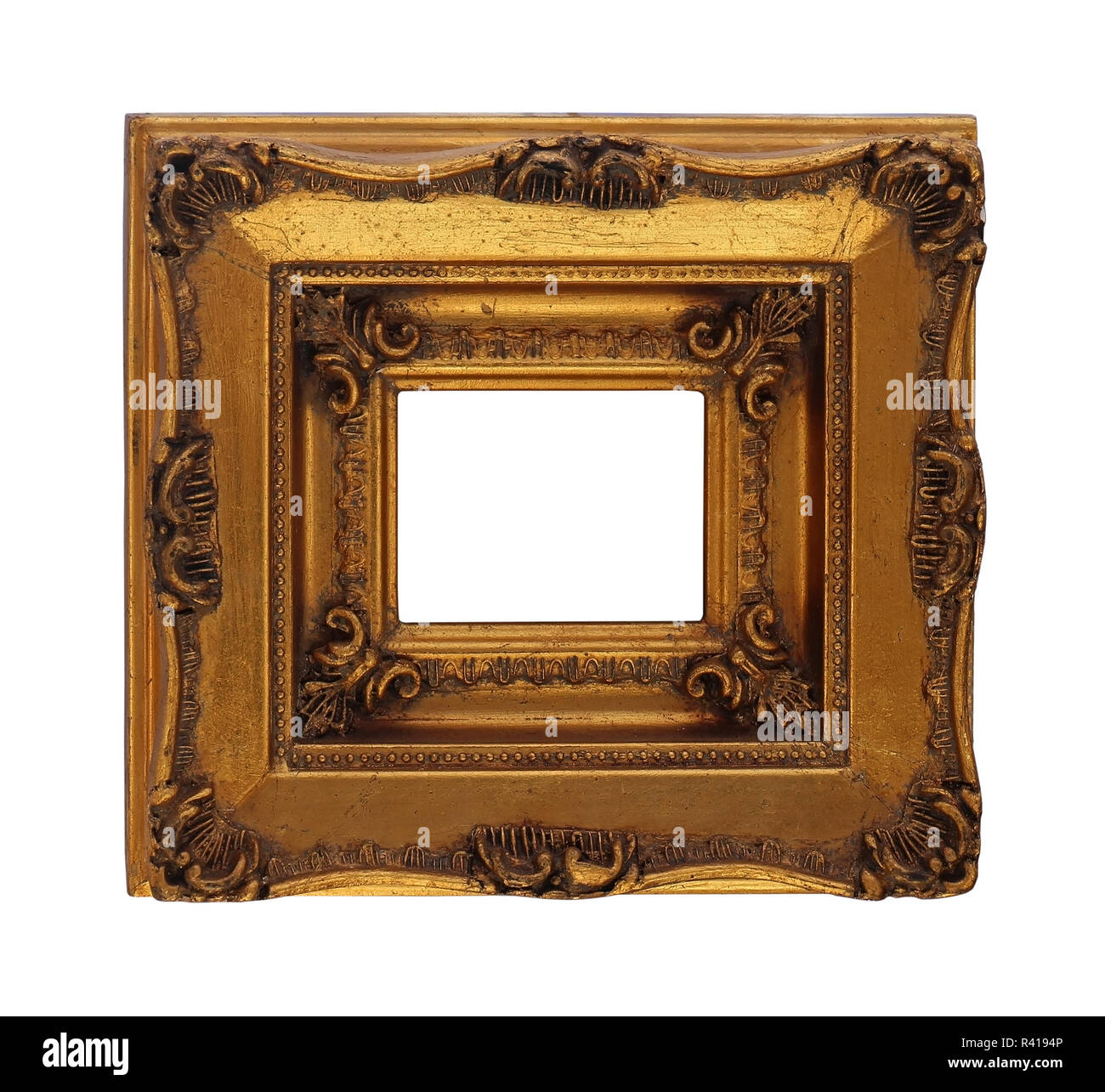 Gold vintage frame Stock Photo Alamy