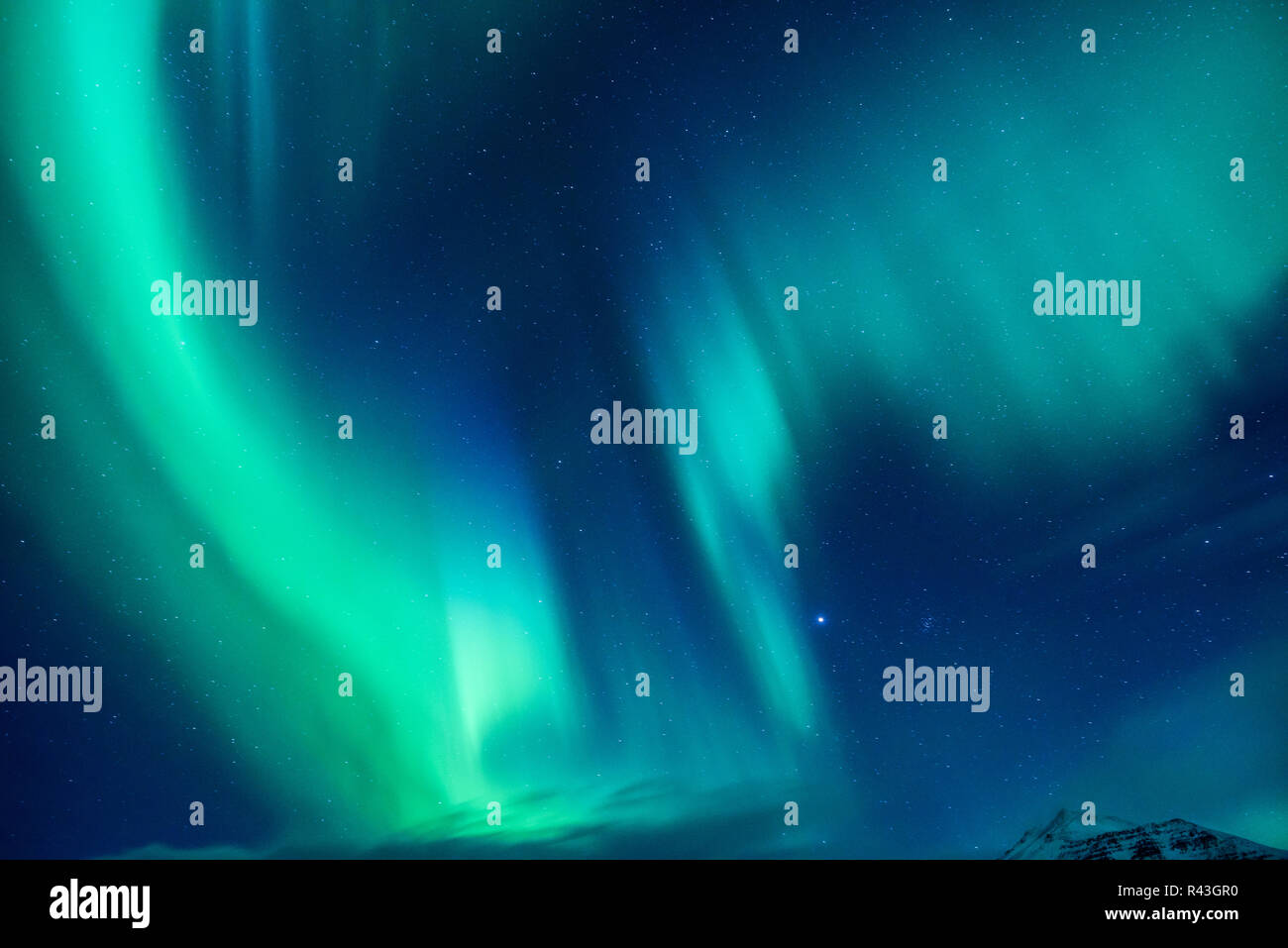 Beautiful Northern light Stock Photo Alamy