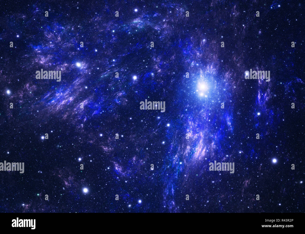 Interstellar nebula Stock Photo Alamy