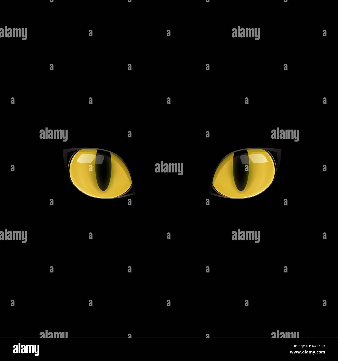 yellow cat eyes Stock Photo Alamy