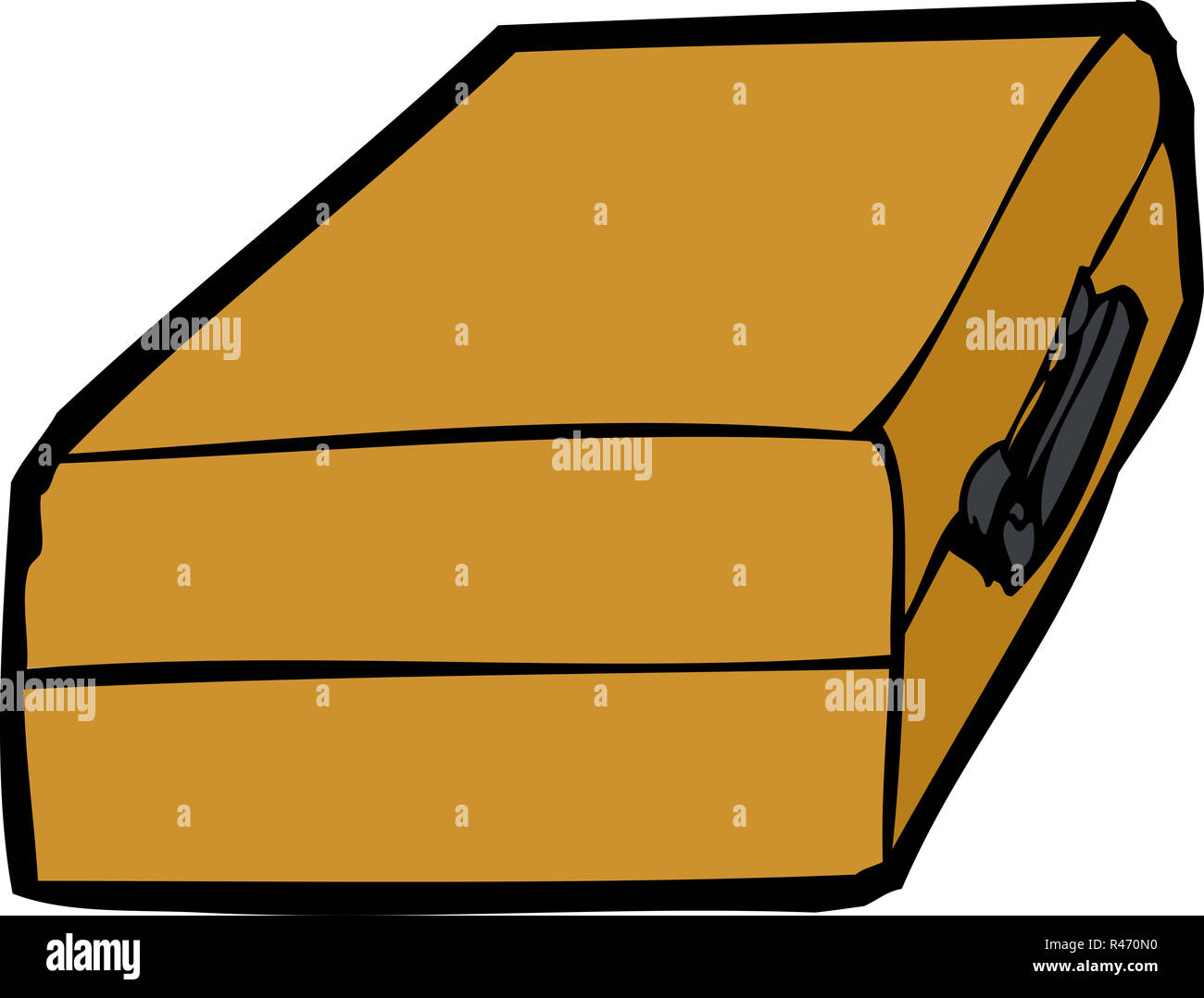 Single Cartoon Briefcase Stock Photo Alamy