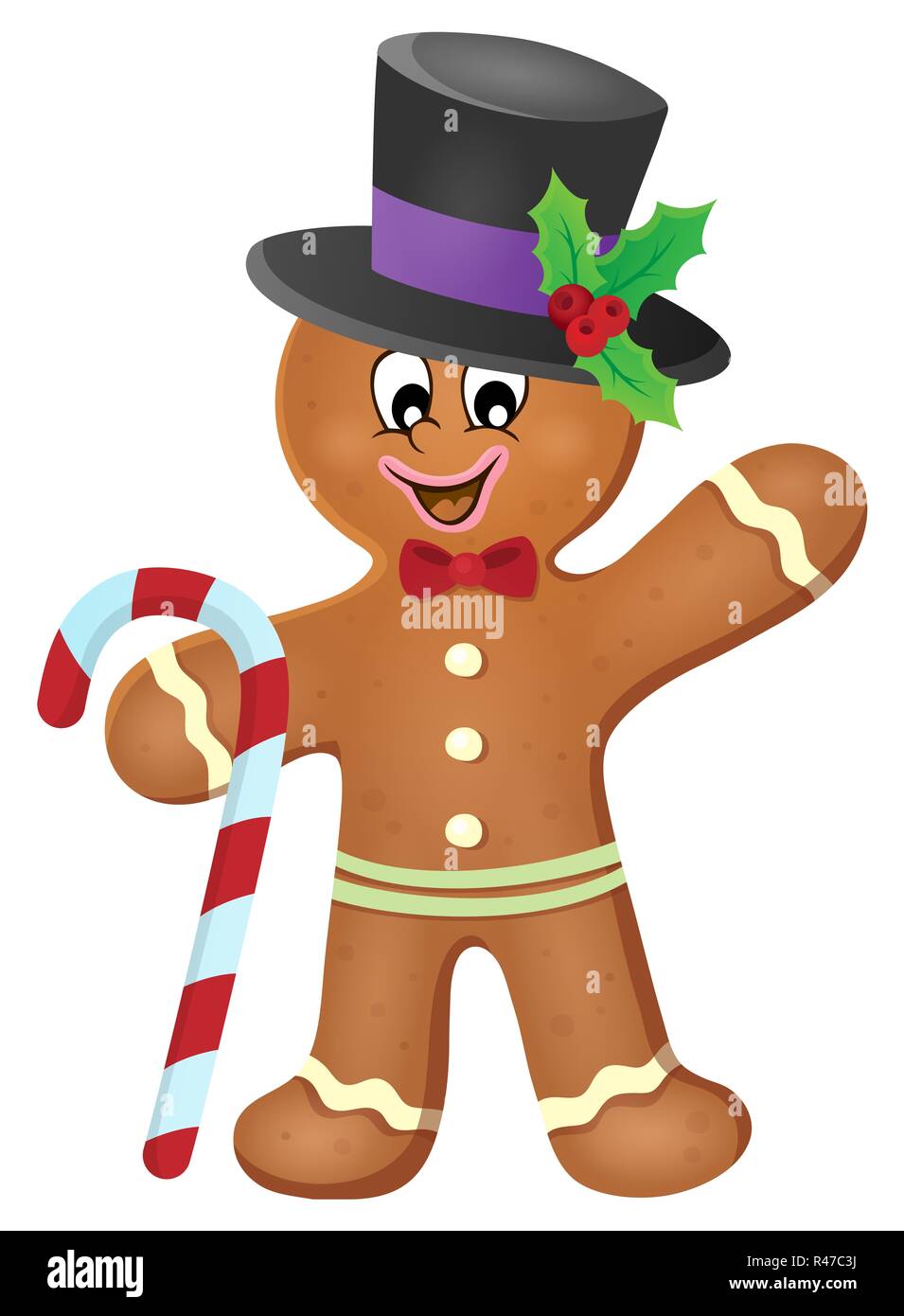 Gingerbread man theme image 3 Stock Photo Alamy
