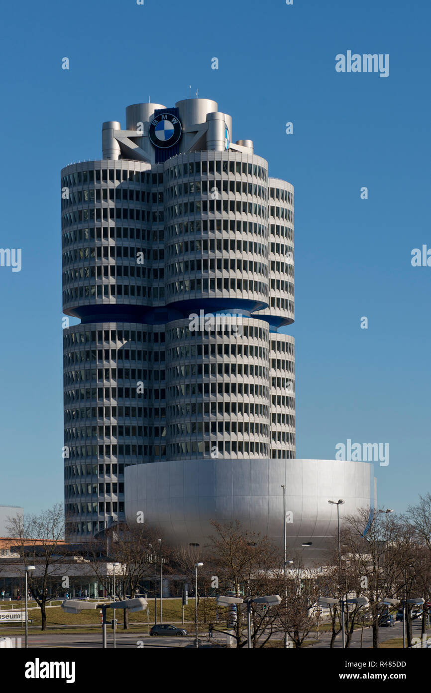Bmw Building in Munich Stock Photo Alamy