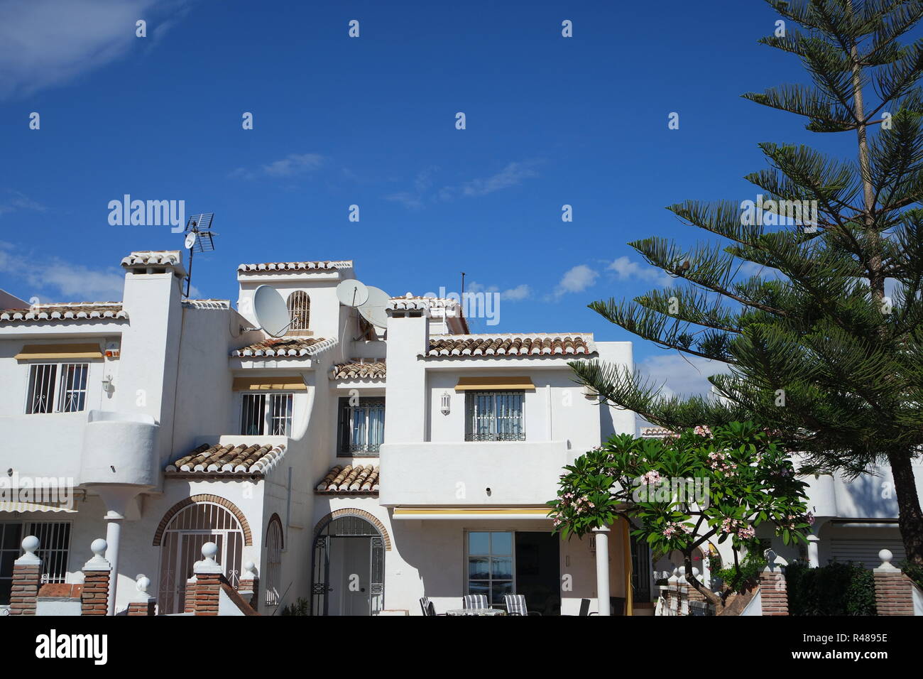spanish holiday properties Stock Photo Alamy