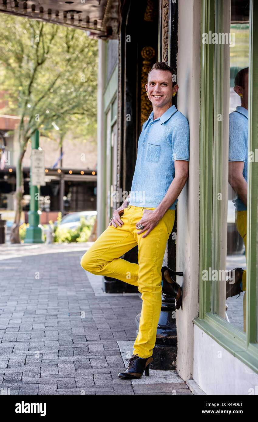 Gender Fluid Man Stock Photo - Alamy