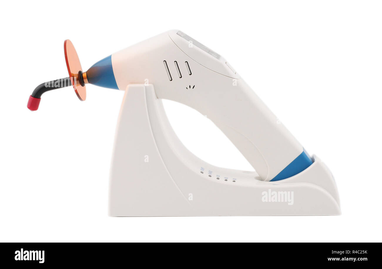 Light curing dentist lamp Stock Photo Alamy