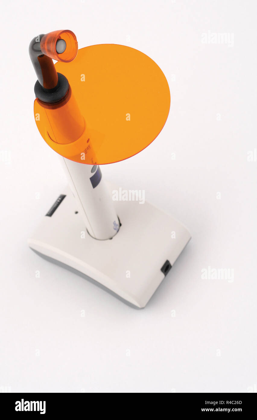 Light curing dentist lamp Stock Photo Alamy