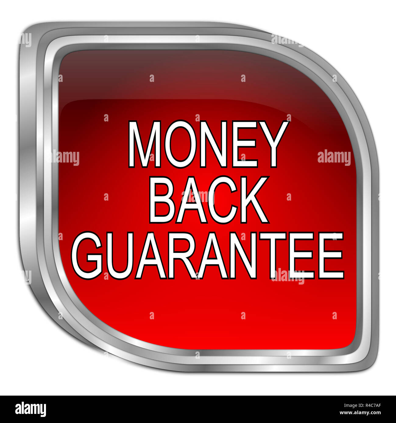 red Money back Guarantee button 3D illustration Stock Photo Alamy