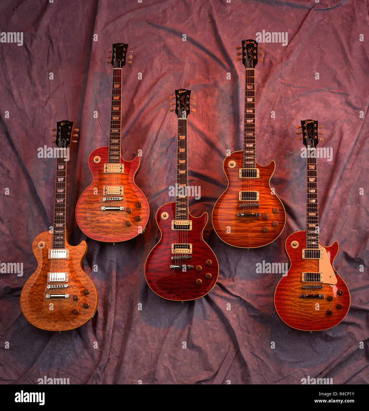 Gibson Guitars Stock Photo Alamy