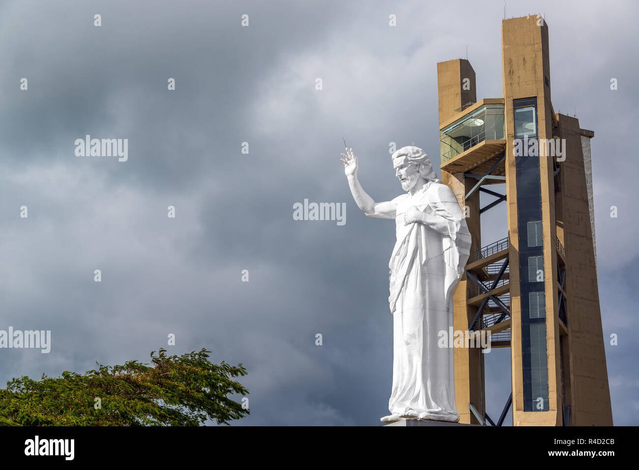 Big Jesus Statue View Stock Photo Alamy