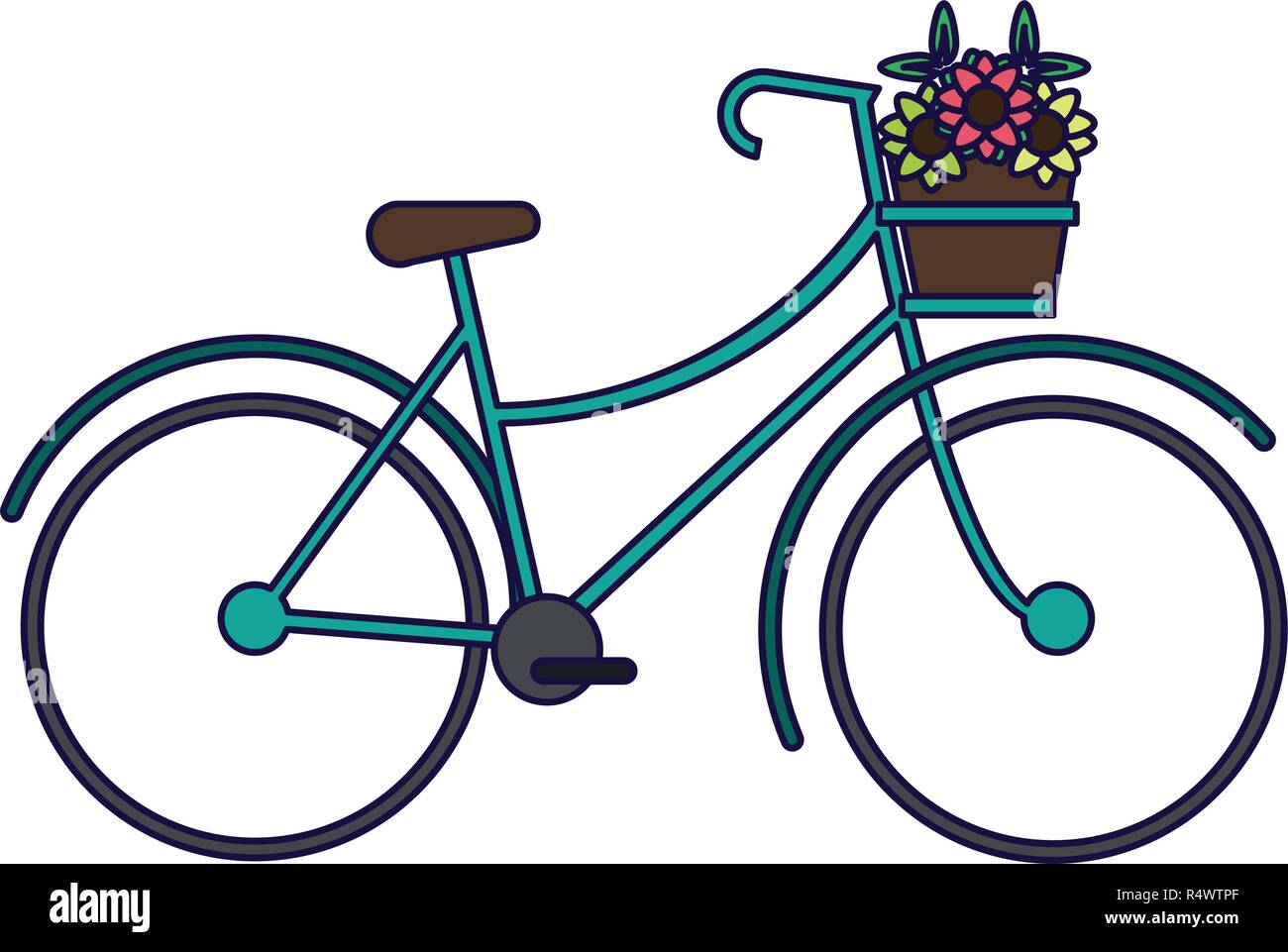 Vintage bike cartoon Stock Vector Image & Art Alamy