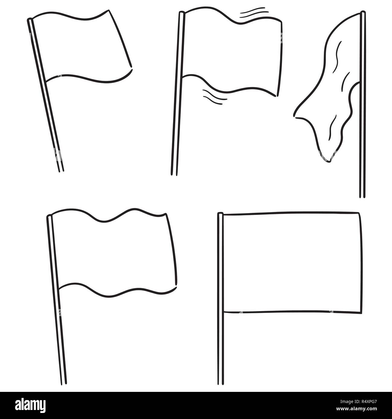 Waving set Black and White Stock Photos & Images Alamy