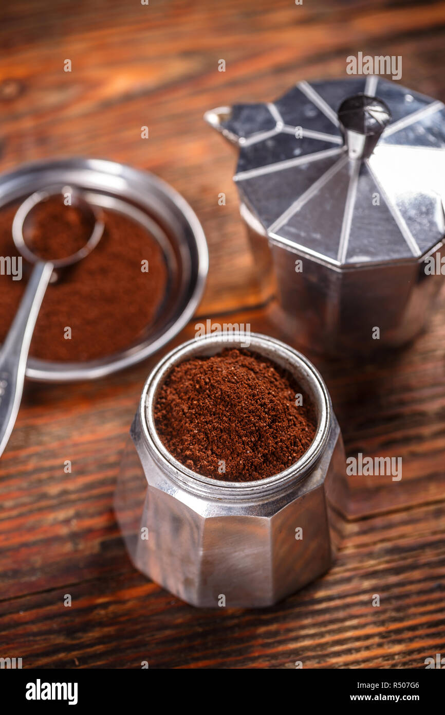 Old coffee maker Stock Photo Alamy