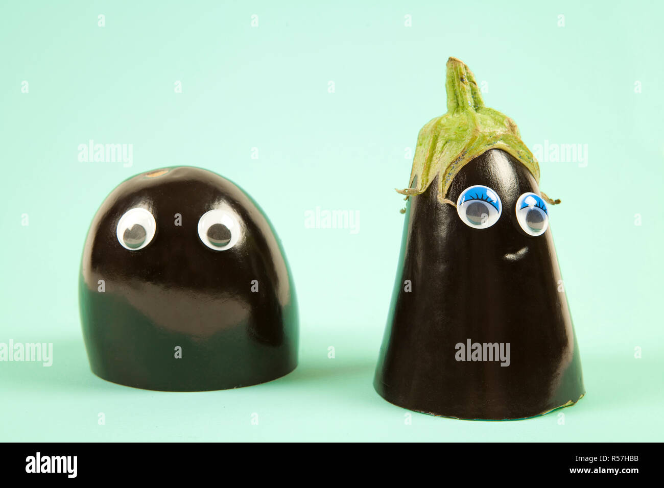 Eggplant Dredge scene Stock Photo Alamy