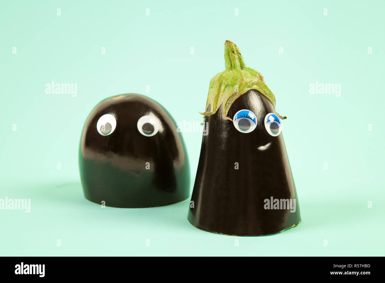 Eggplant Dredge scene Stock Photo Alamy