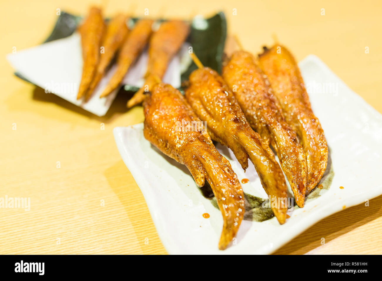 Roasted chicken wing Stock Photo Alamy
