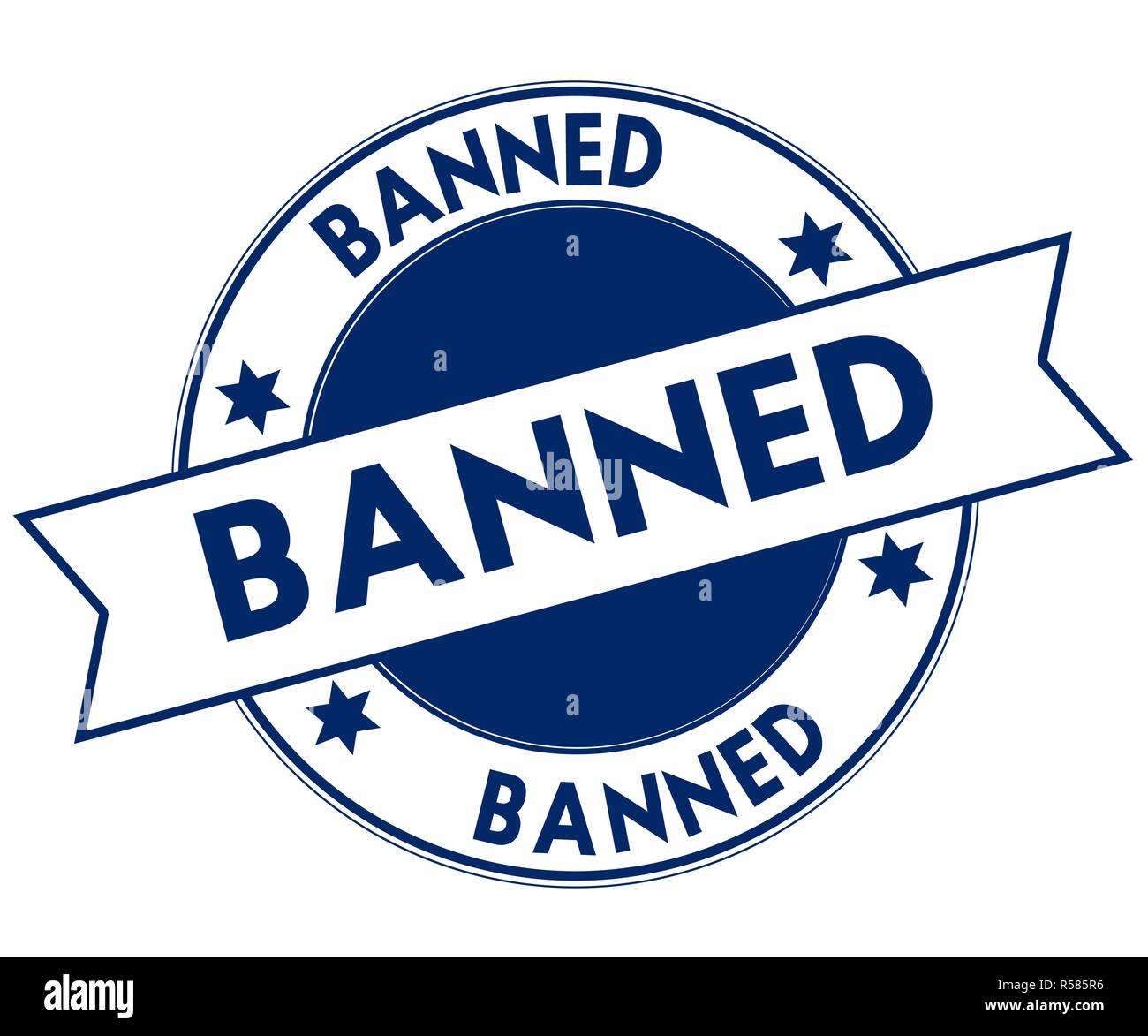 Banned stamp hires stock photography and images Alamy