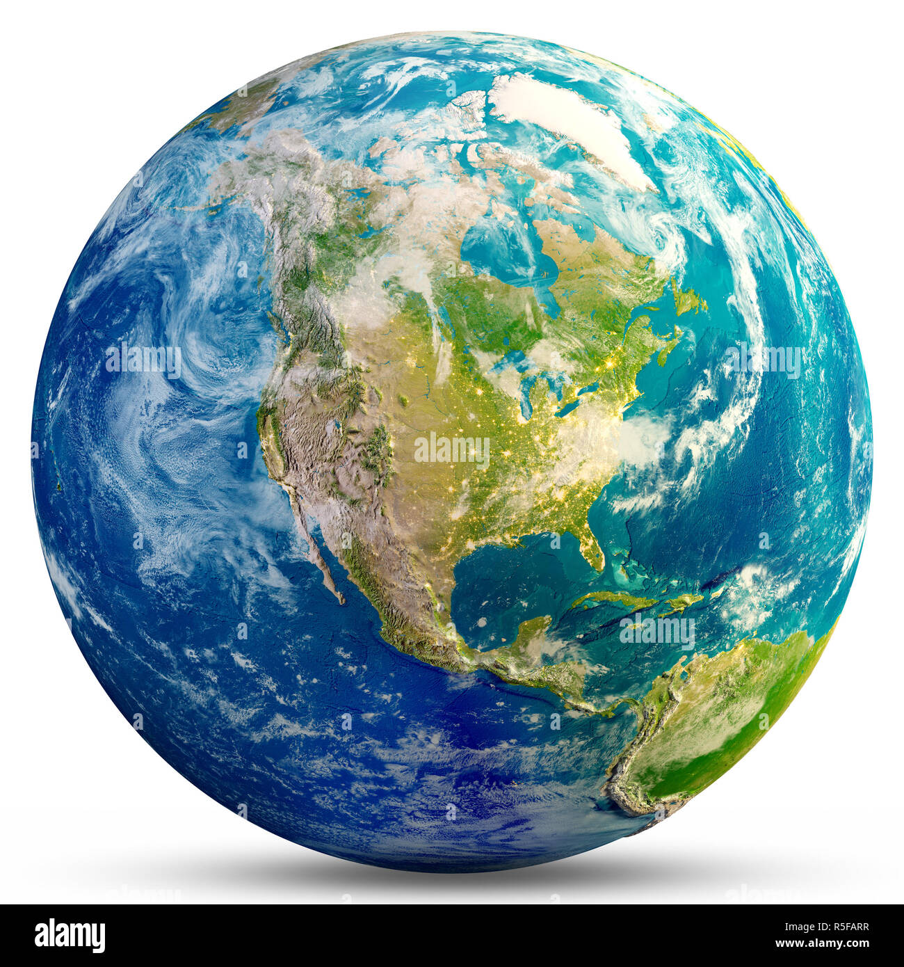 Earth USA Stock Photo Alamy