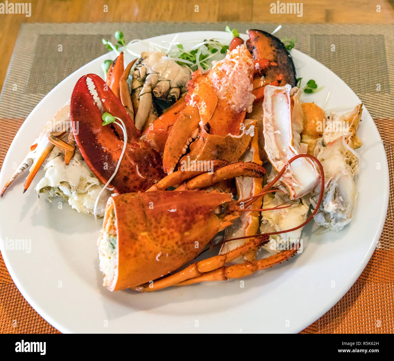 Fresh seafood Stock Photo Alamy