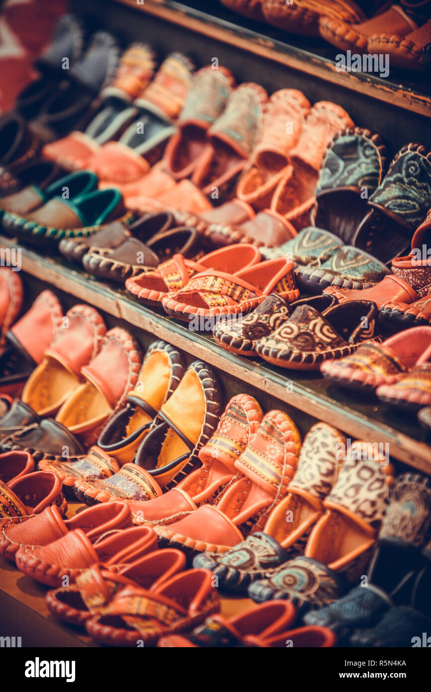 Footwear turkey shoes traditional High Resolution Stock Photography and