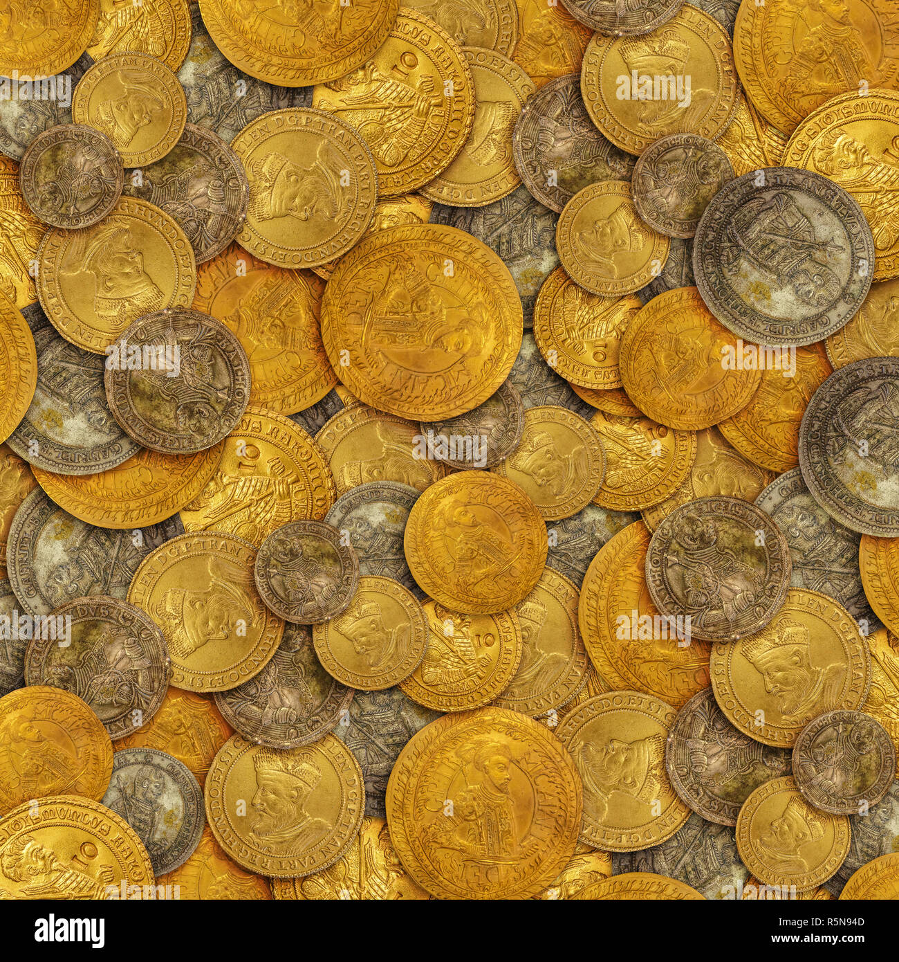 Old gold coins hires stock photography and images Alamy