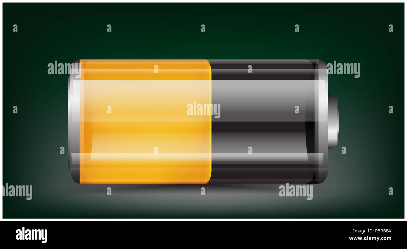 green battery Stock Photo Alamy
