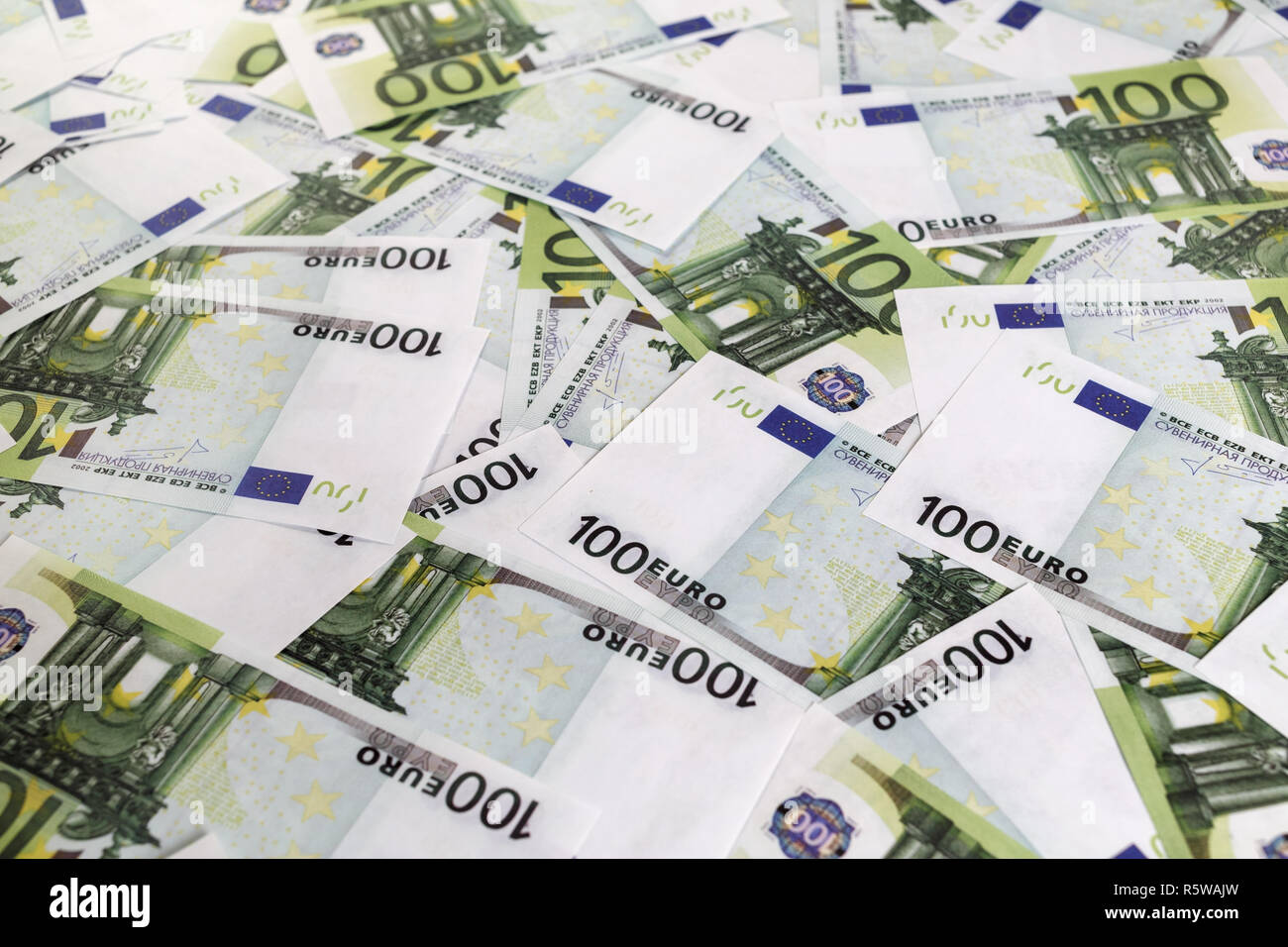 Fake euro banknotes Stock Photo Alamy