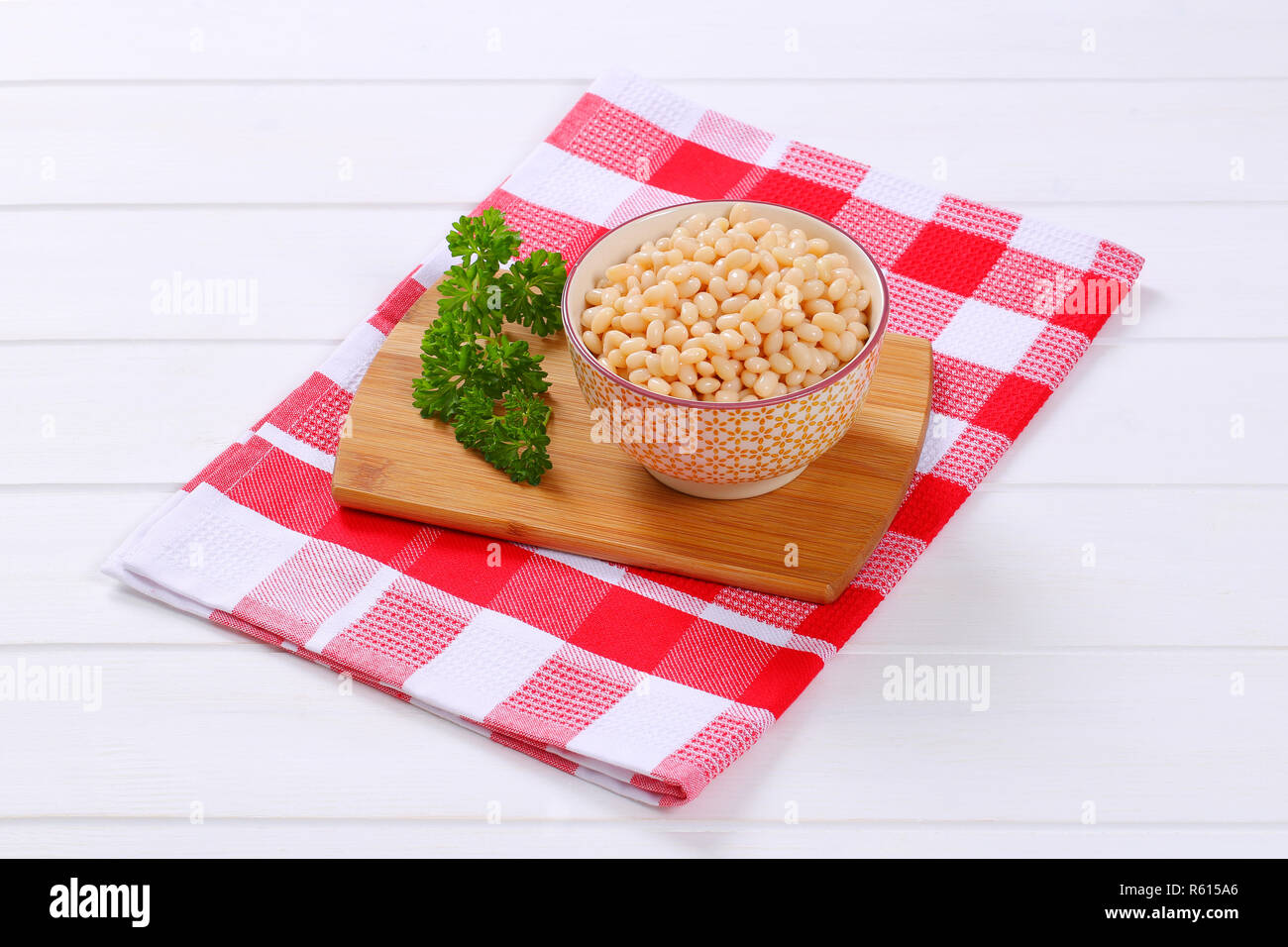 canned white beans Stock Photo Alamy