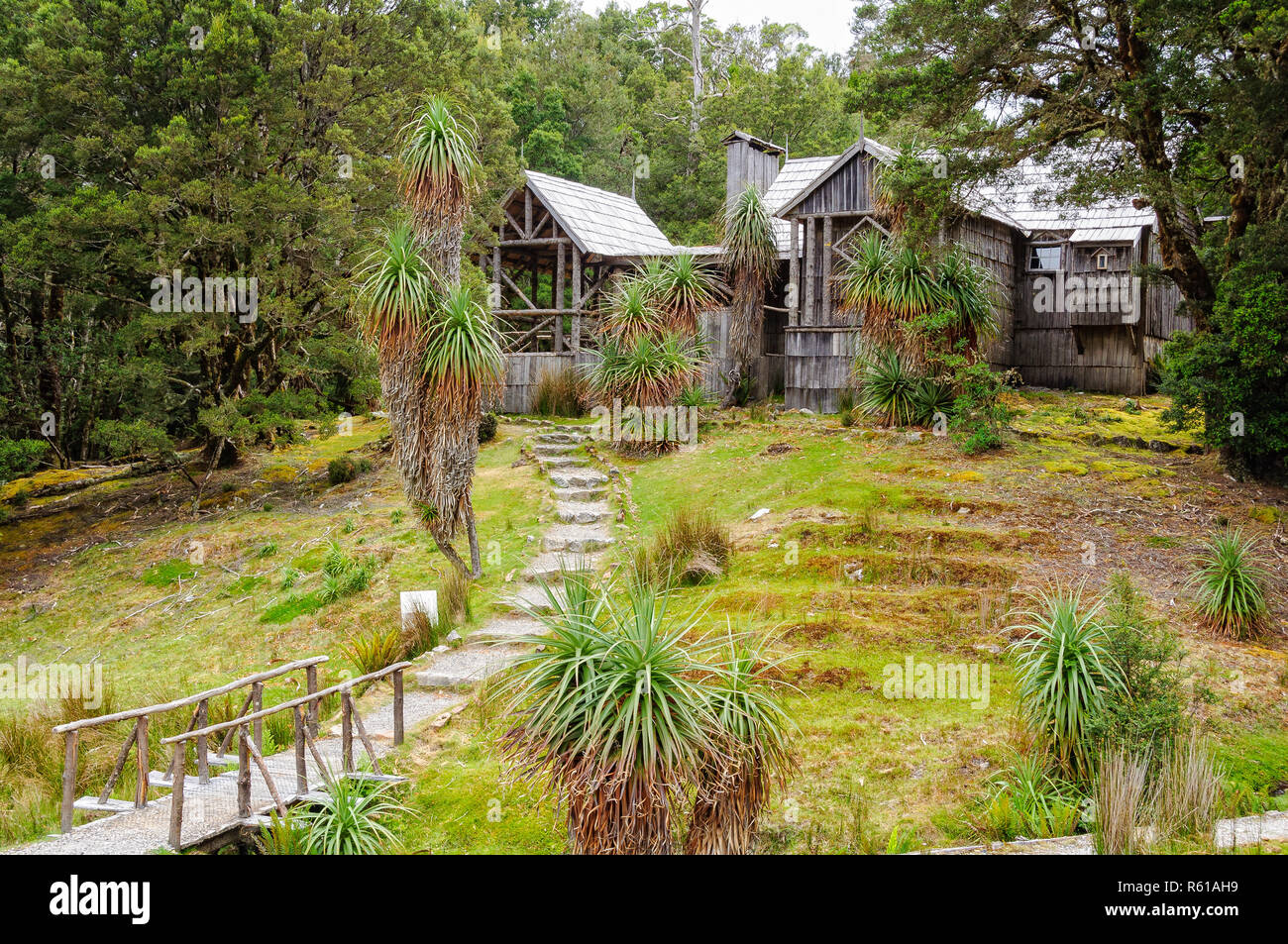 Waldheim Chalet Cradle Mountain Stock Photo Alamy