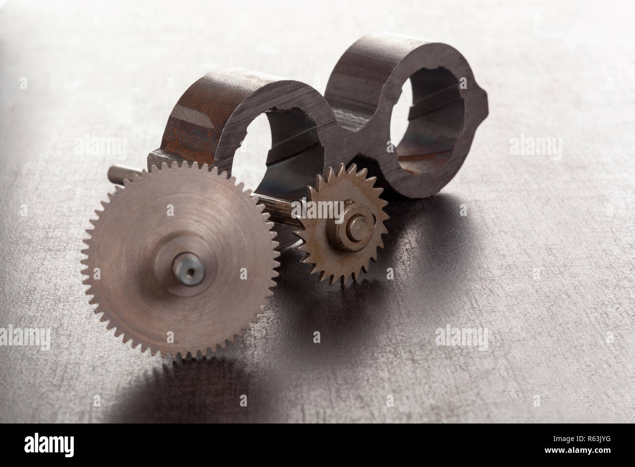 Industrial hardware components Stock Photo Alamy