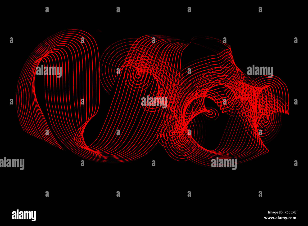 Rote lichtspuren hires stock photography and images Alamy