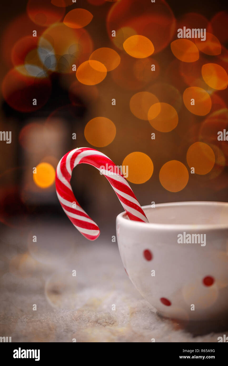Christmas candy cane Stock Photo - Alamy