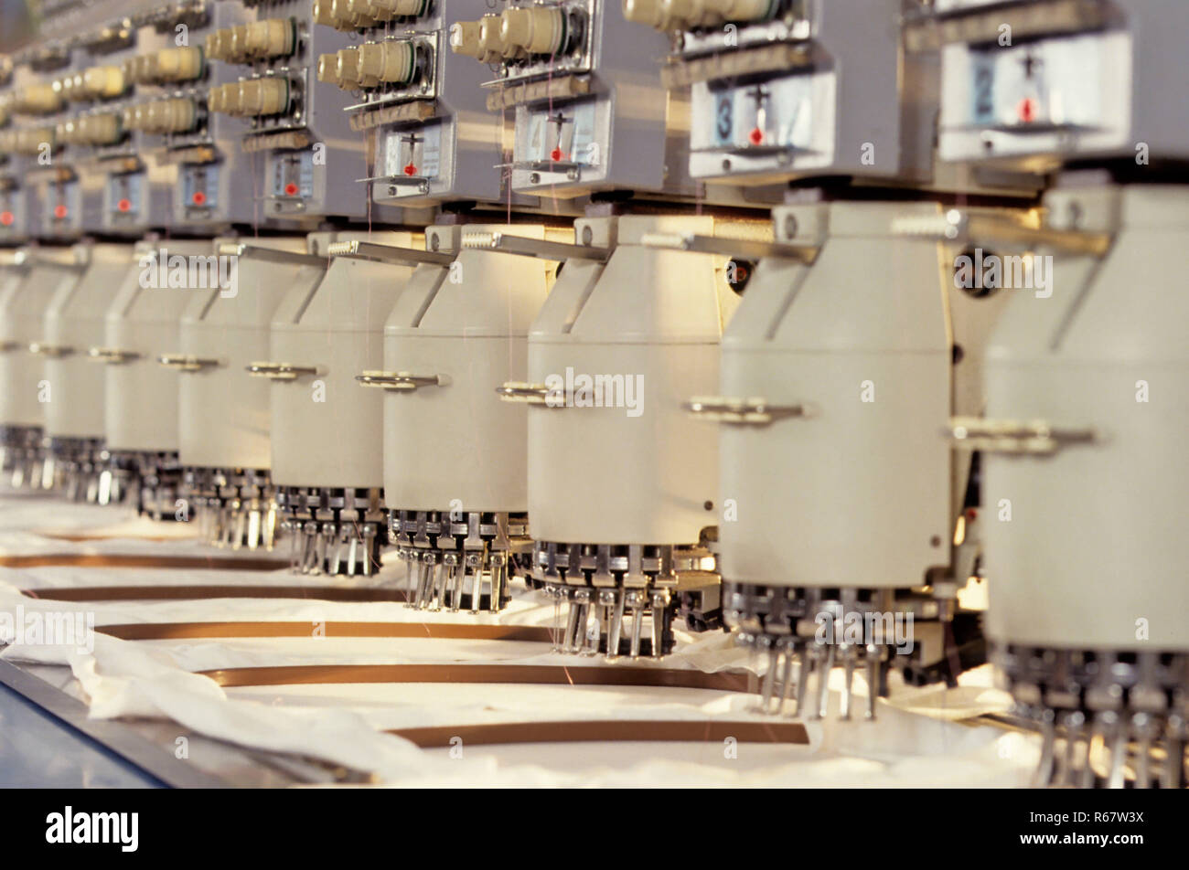 Electronic Embroidery Machine Stock Photo Alamy