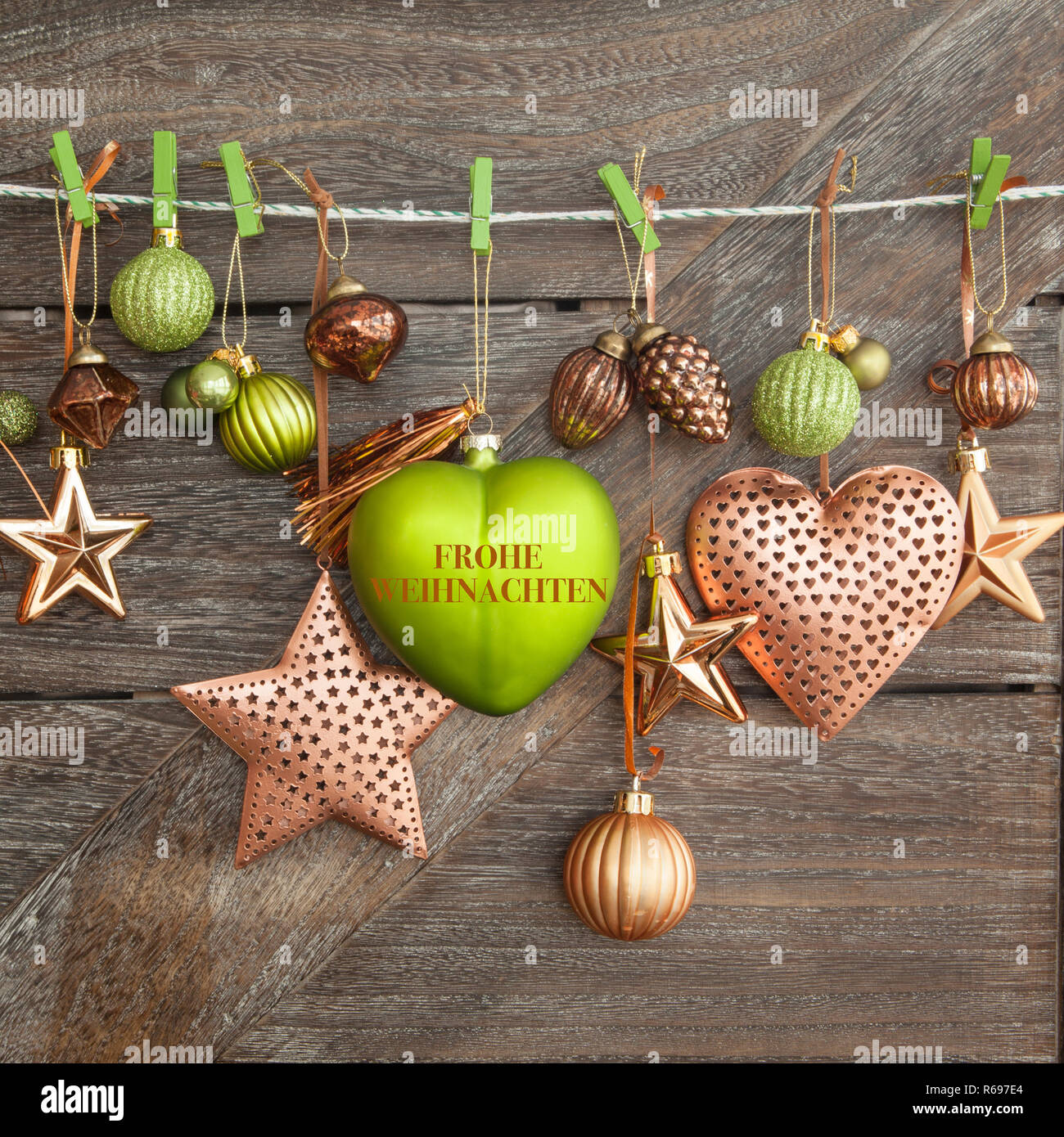 Festive Christmas Decorations Stock Photo Alamy