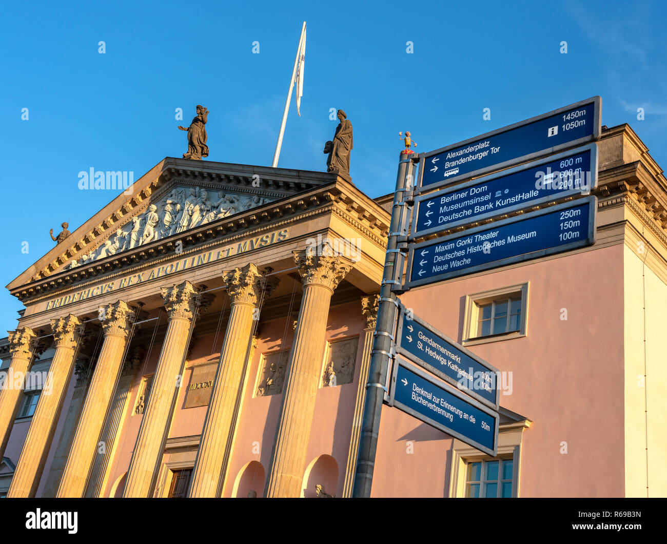 Directions In Berlin Stock Photo Alamy