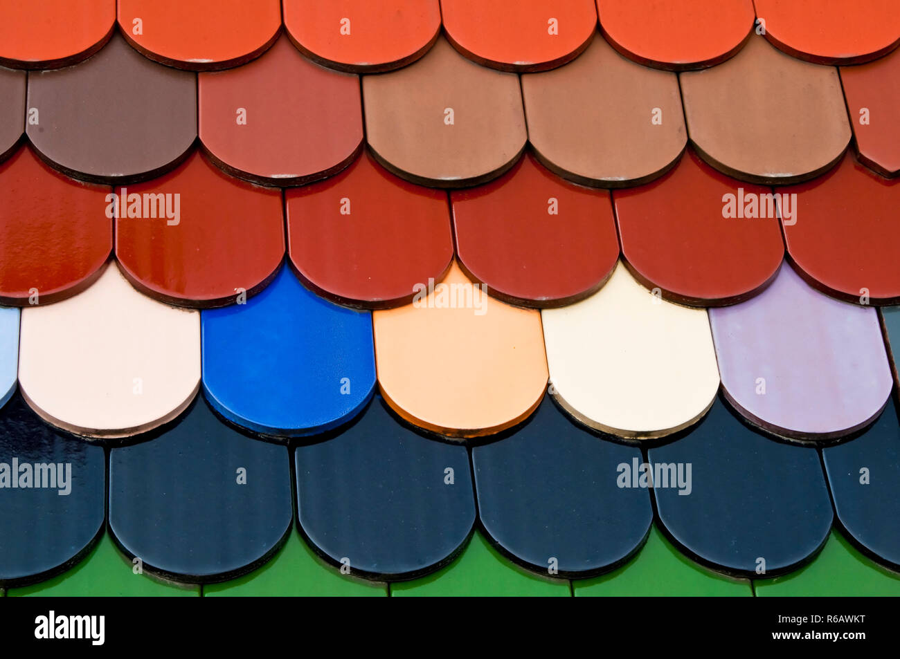Painted roof tiles hires stock photography and images Alamy