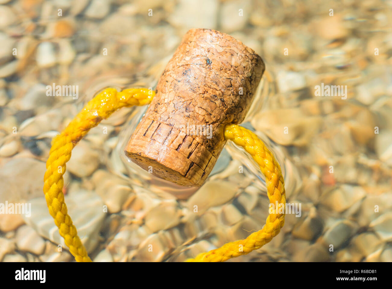 Floating Cork Stock Photo Alamy