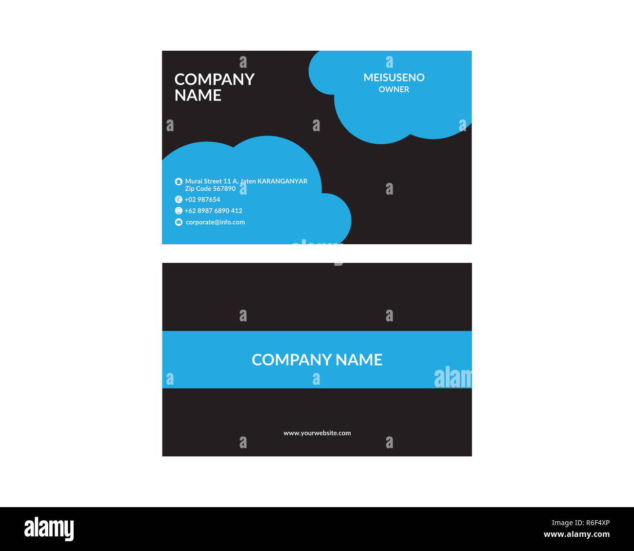 corporate business card Stock Photo Alamy