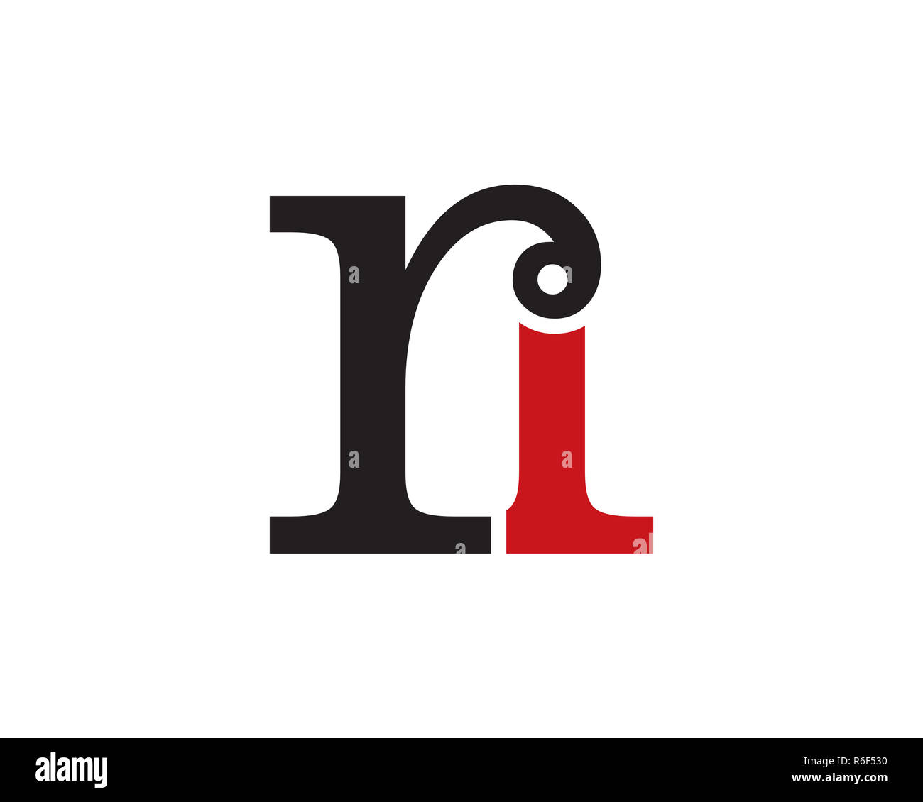 ri letter logo Stock Photo Alamy
