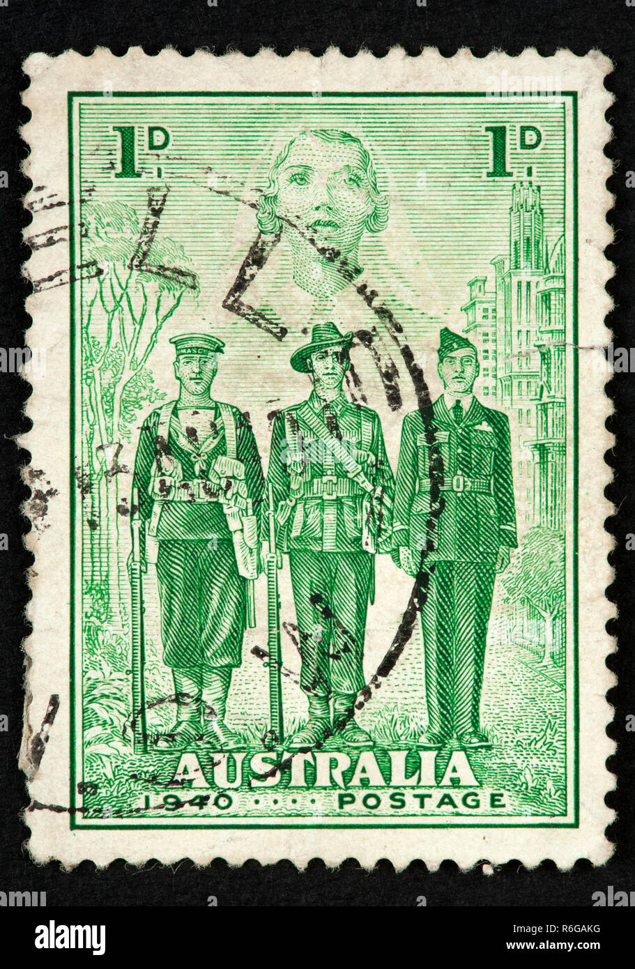 Australian postage stamp Stock Photo Alamy