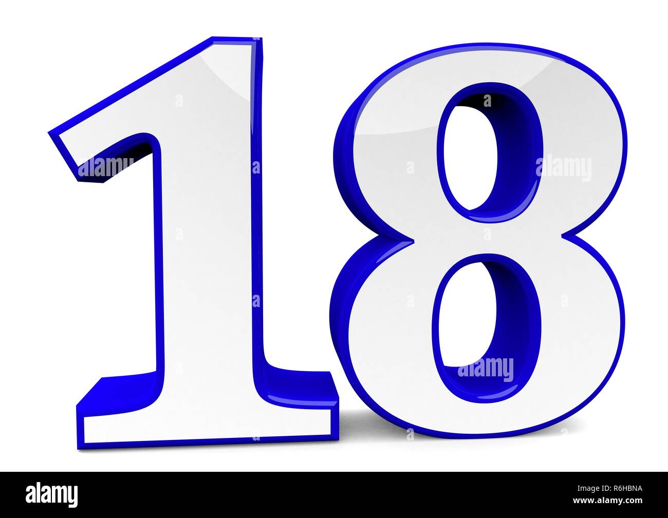 Number 18 Clipart