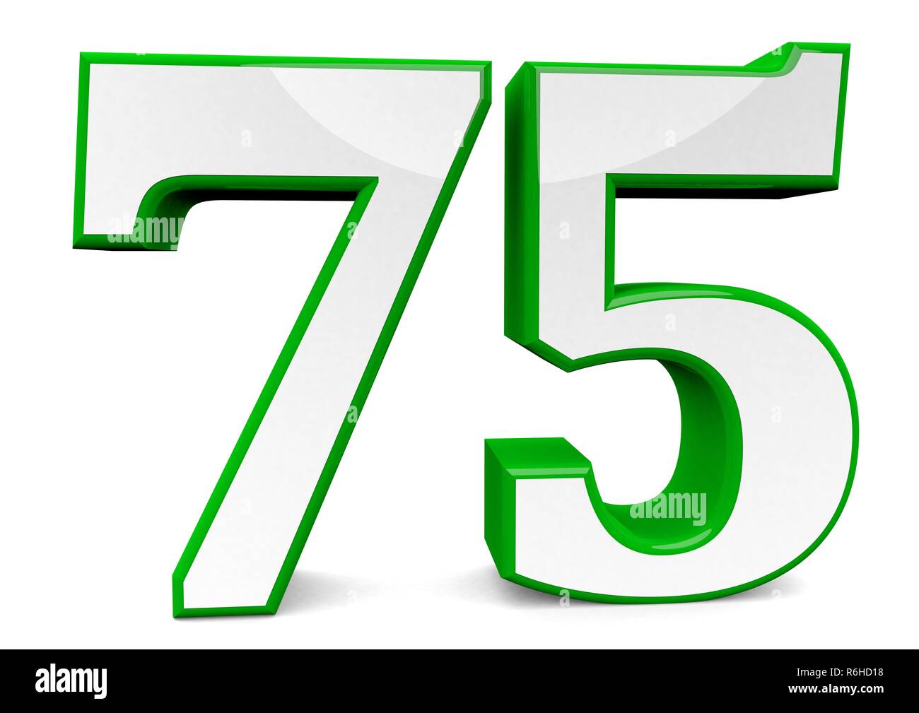 Balloon number 75 hi-res stock photography and images - Alamy